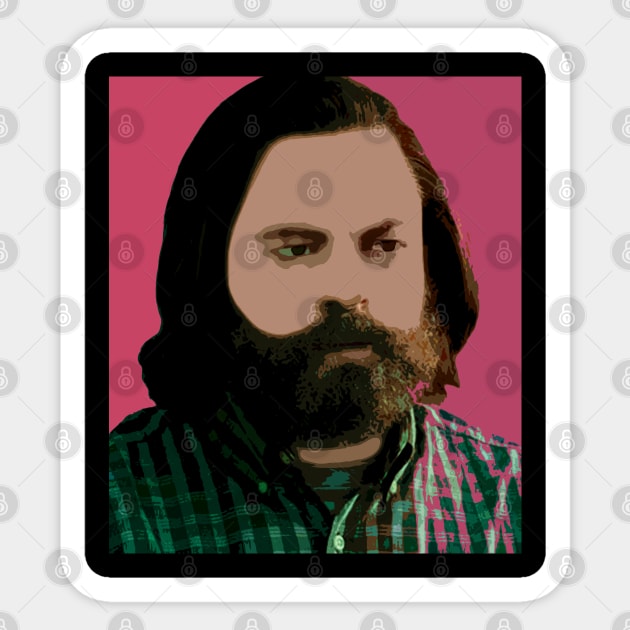 nick offerman Sticker by oryan80